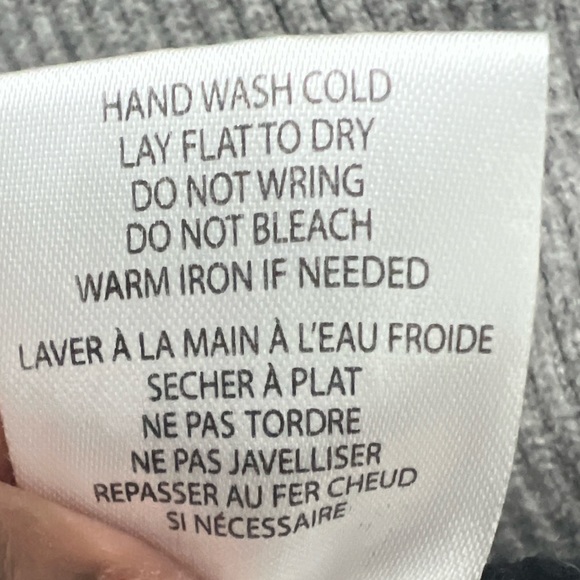 Crew Neck Black/Grey/White Colour Block Knit Sweater - Picture 4 of 5